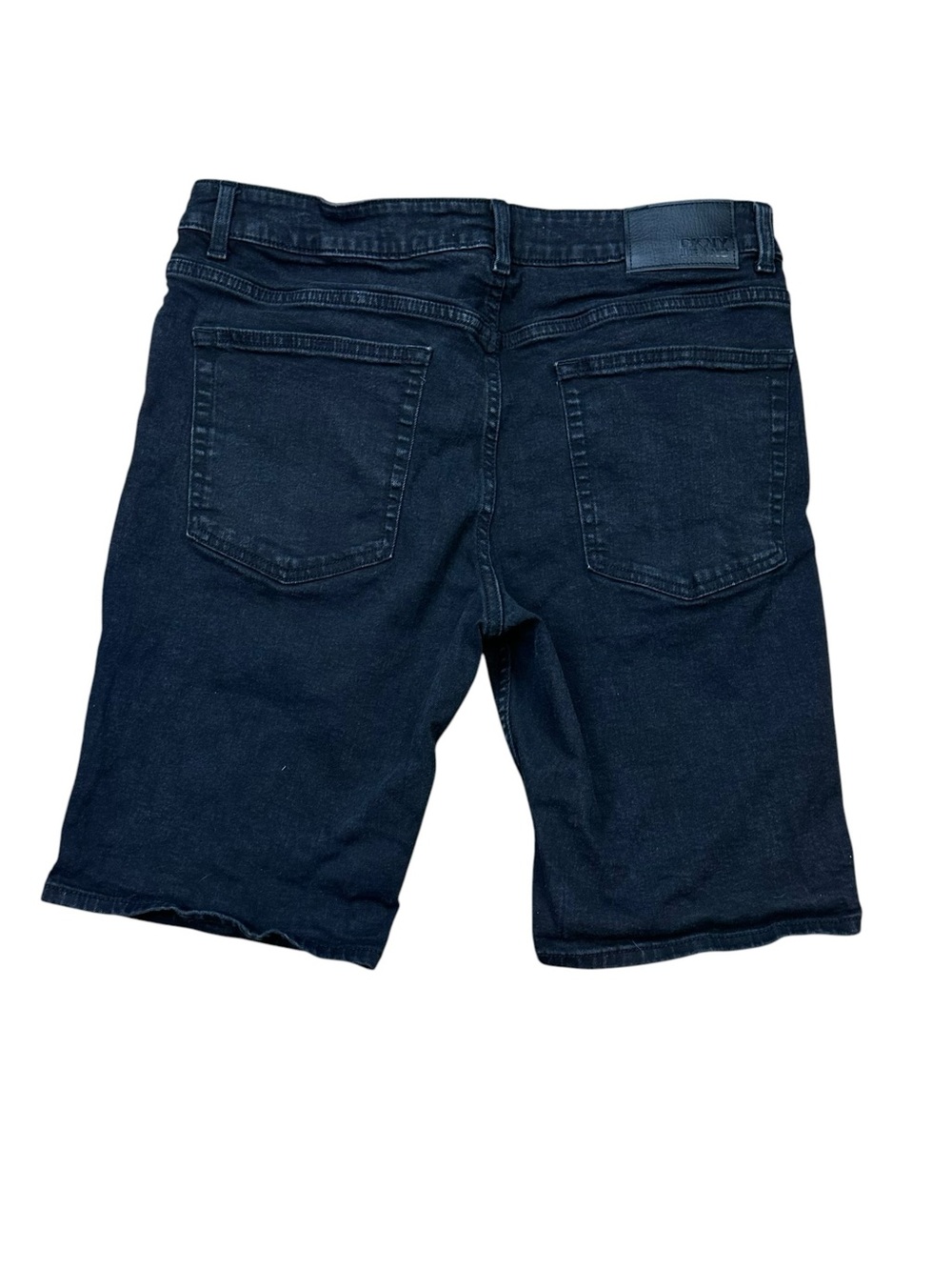 DKNY Bedford Slim Fit Denim Shorts Black Size 34